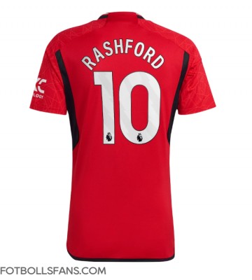 Manchester United Marcus Rashford #10 Replika Hemmatröja 2023-24 Kortärmad